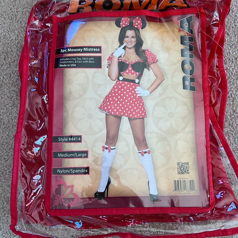 Roma Red and White Polka Dot Costume